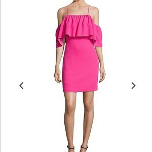 Trina Turk Aloha Cold Shoulder Shift Dress